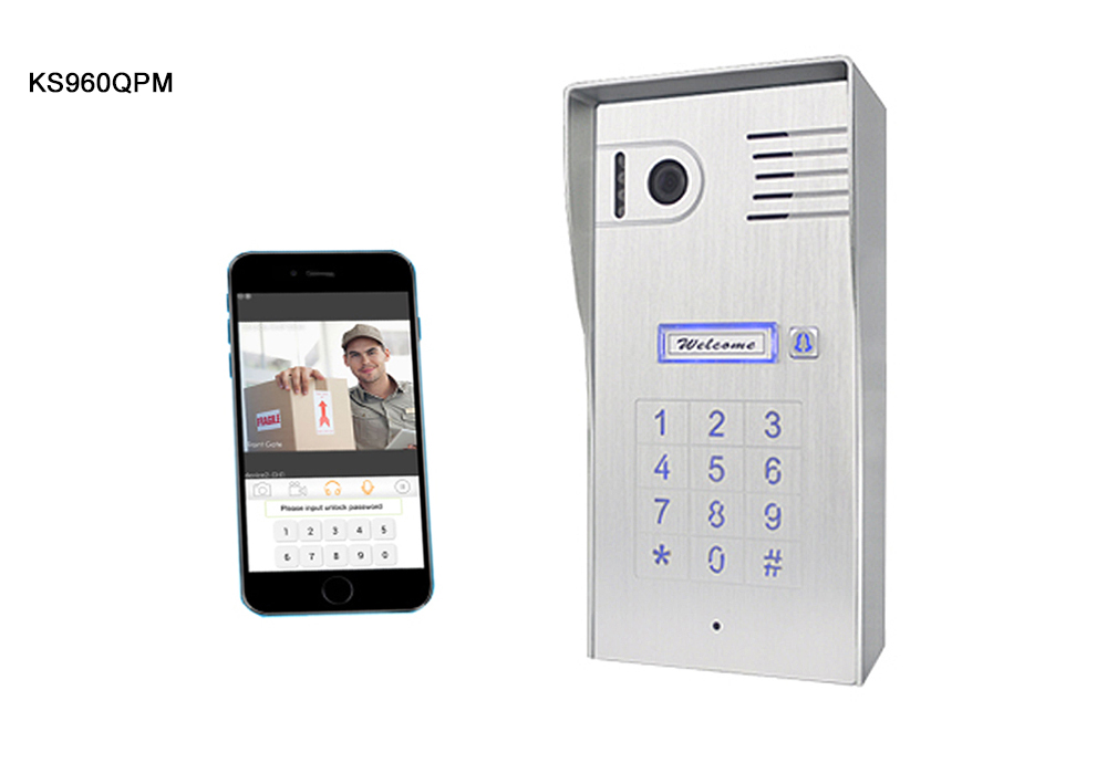 Stand Alone WiFi Intercom With Built-in Keypad 
